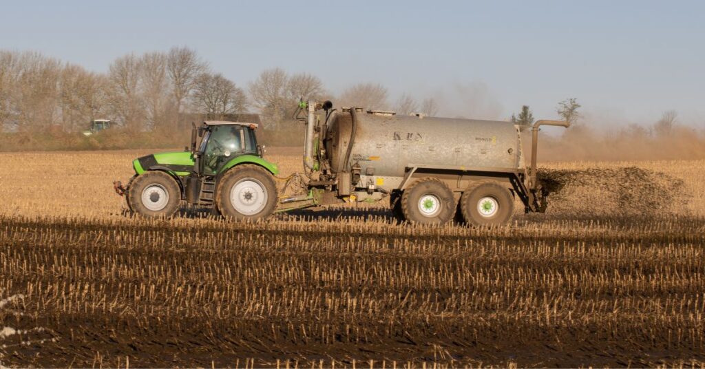 Manure Hauling and Spreading: by tractor and tanker