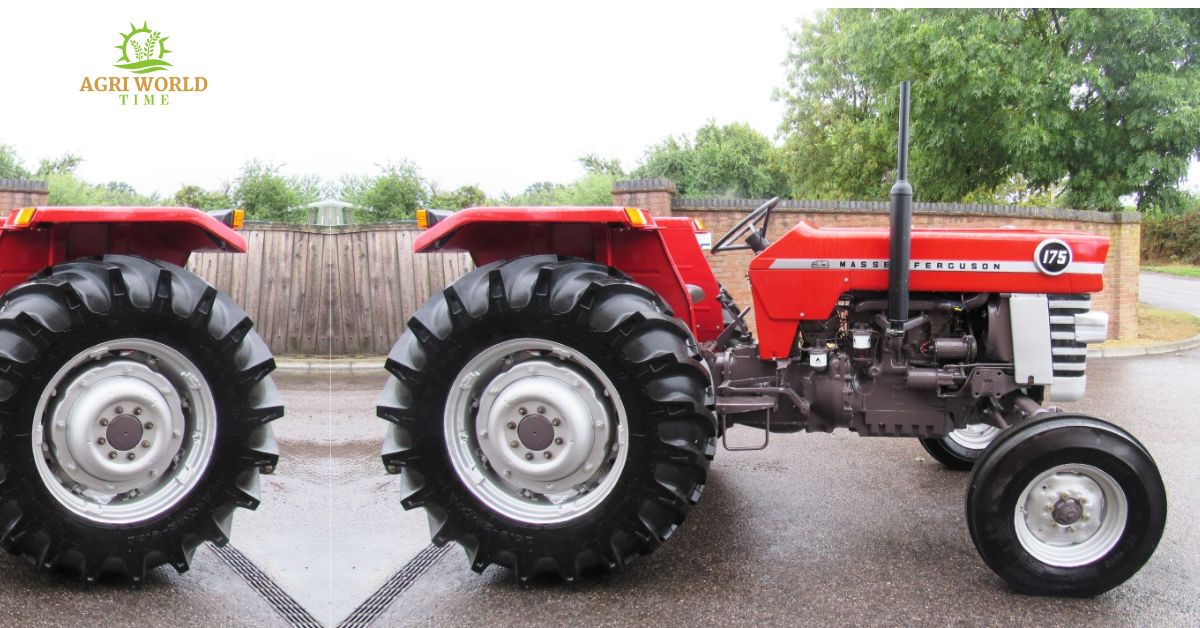 Massey Ferguson 175 tractor on road